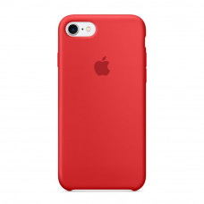 Силиконовый чехол Silicone Case OEM iPhone 7/8 red