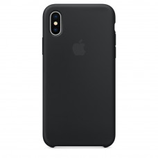 Силиконовый чехол Silicone Case OEM iPhone X/XS Black
