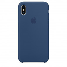 Силиконовый чехол Silicone Case OEM iPhone X/XS Blue cobalt