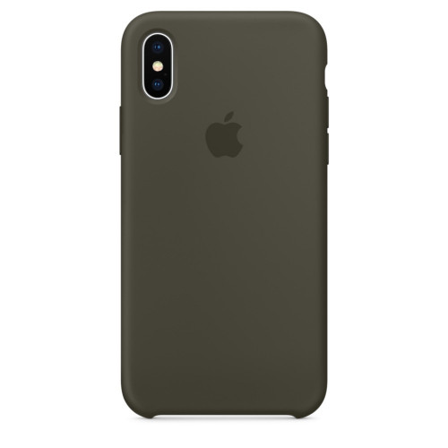 Купить Силиконовый чехол Silicone Case OEM iPhone X/XS Dark Olive