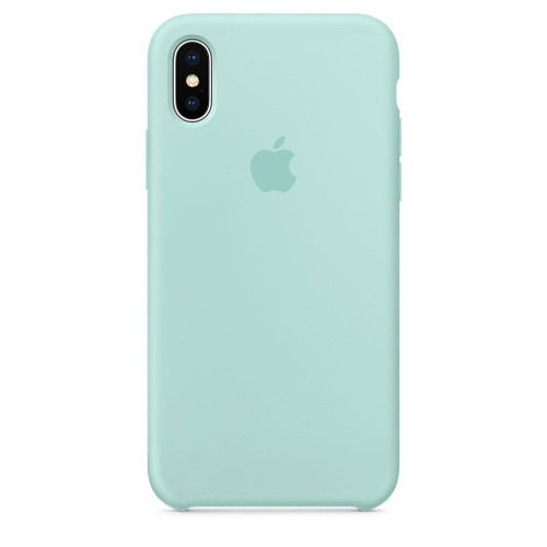 Купить Силиконовый чехол Silicone Case OEM iPhone X/XS Marine Green