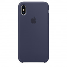 Силиконовый чехол Silicone Case OEM iPhone X/XS Mignight Blue
