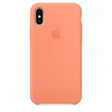 Силиконовый чехол Silicone Case OEM iPhone X/XS Peach