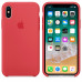 Купить Силиконовый чехол Silicone Case OEM iPhone XS Max red