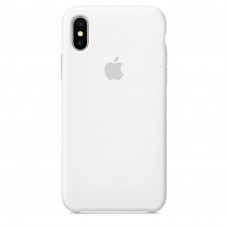 Силиконовый чехол Silicone Case OEM iPhone X/XS White