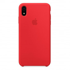 Силиконовый чехол Silicone Case OEM iPhone XR red
