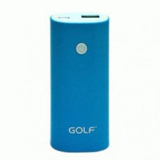 Внешний аккумулятор Golf PowerBank 5200 mAh Blue (GF-208)