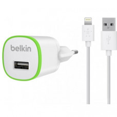 Сетевое зарядное устройство Belkin USB Micro Charger + Lightning сable White (F8J025vf04-WHT)