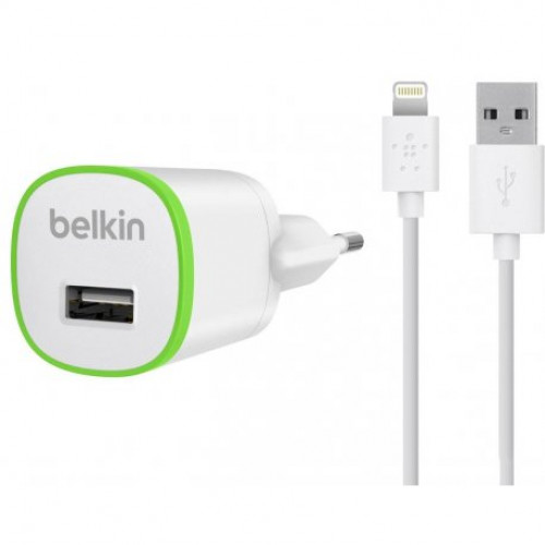 Купить Сетевое зарядное устройство Belkin USB Micro Charger + Lightning сable White (F8J025vf04-WHT)