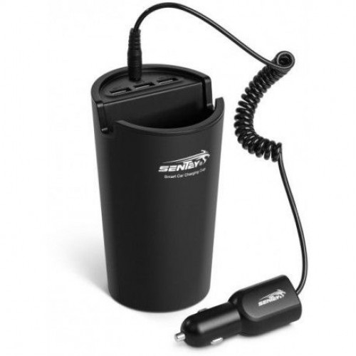 Купить Автомобильное зарядное устройство Sentey LS-2240 USB Smart Cup