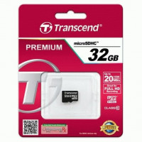 Карта памяти Transcend MicroSDHC 32GB Class 10 (TS32GUSDC10)