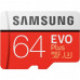 Купить Карта памяти Samsung microSDHC 64GB EVO Plus Class 10 UHS-I U3 (MB-MC64GA/RU)