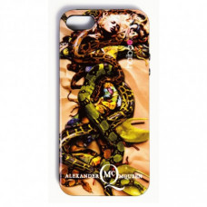 Накладка Alexander McQueen Snakes для iPhone 5/5S Black