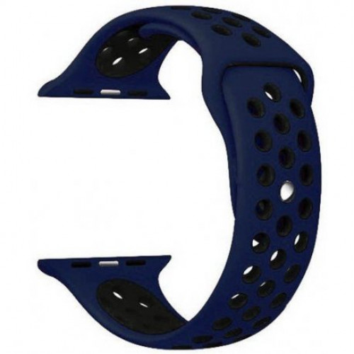 Купить Спортивный ремешок Nike+ Sport Band для Apple Watch 38mm Midnight Blue-Black