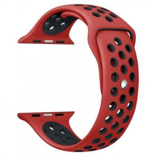 Купить Спортивный ремешок Nike+ Sport Band для Apple Watch 38mm Red-Black
