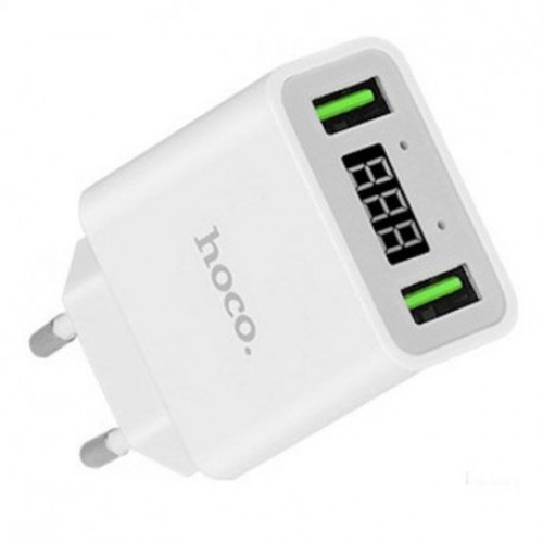 Купить Сетевое зарядное устройство Hoco C25A Cool 2.2A 2USB White