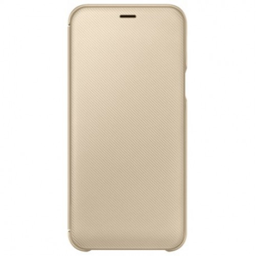 Купить Чехол Wallet Cover для Samsung Galaxy A6 (2018) A600 Gold (EF-WA600CFEGRU)
