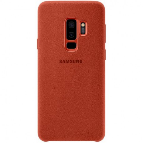 Купить Накладка Alcantara Cover для Samsung Galaxy S9 Plus Red (EF-XG965AREGRU)