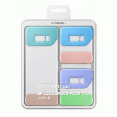 Купить Чехол 2Piece Cover 3-Pack для Samsung Galaxy S8 Multicolor (EF-MG950KMEGRU)