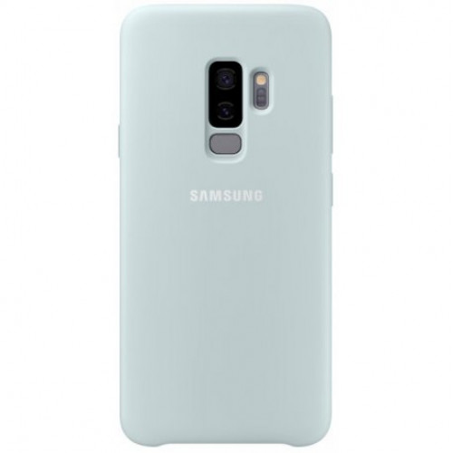 Купить Накладка Silicone Cover для Samsung Galaxy S9 Plus Blue (EF-PG965TLEGRU)