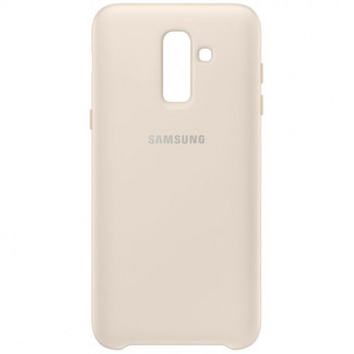 Купить Накладка Dual Layer Cover для Samsung Galaxy J8 (2018) Gold (EF-PJ810CFEGRU)
