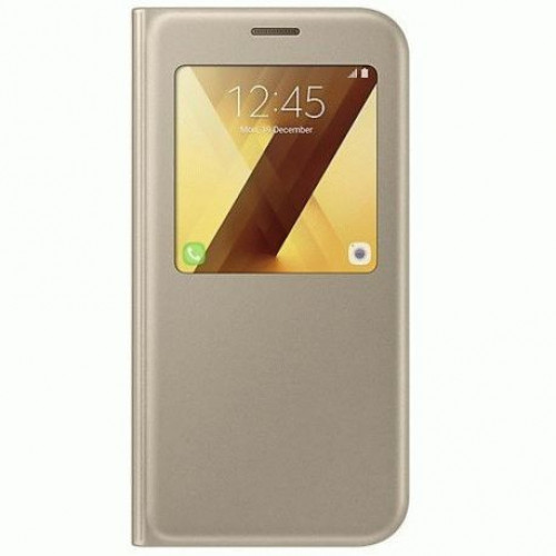 Купить Чехол S View для Samsung Galaxy A7 (2017) Gold (EF-CA720PFEGRU)