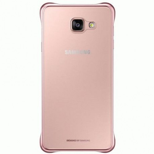 Купить Чехол Clear Cover для Samsung Galaxy A7 (2016) A710 Transparent Pink Gold (EF-QA710CZEGRU)