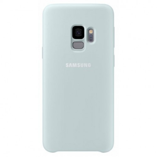 Купить Накладка Silicone Cover для Samsung Galaxy S9 Blue (EF-PG960TLEGRU)