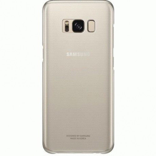 Купить Чехол Clear Cover для Samsung Galaxy S8 Plus Gold (EF-QG955CFEGRU)