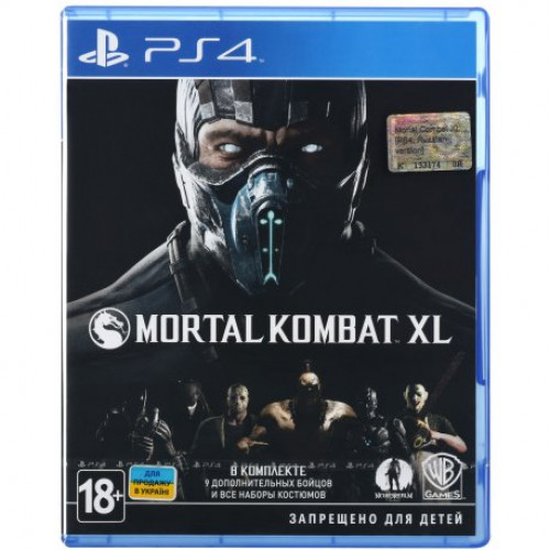 Купить Игра Mortal Kombat XL для Sony PS 4 (русские субтитры)