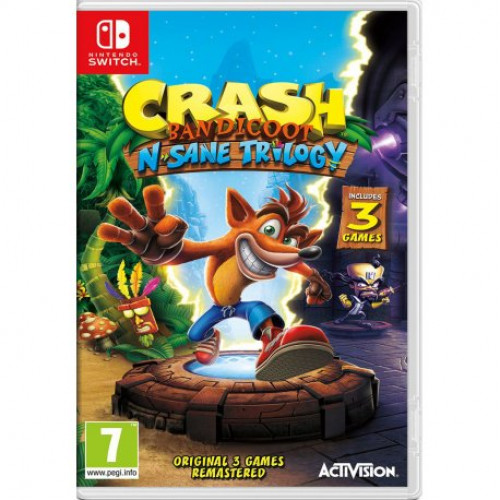 Купить Игра Crash Bandicoot N. Sane Trilogy для Nintendo Switch (английская версия)