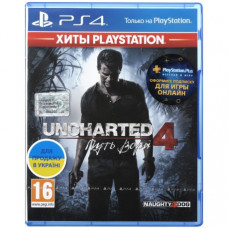 Игра Uncharted 4: Путь вора для Sony PS 4 (русская версия)