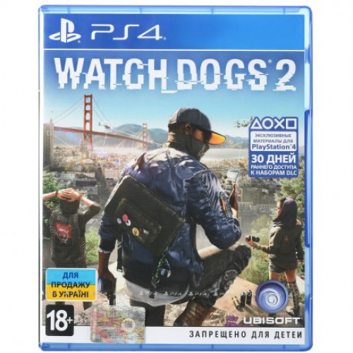 Купить Игра Watch_Dogs 2 для Sony PS 4 (русская версия)