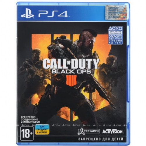 Купить Игра Call of Duty: Black Ops 4 для Sony PS 4 (русская версия)