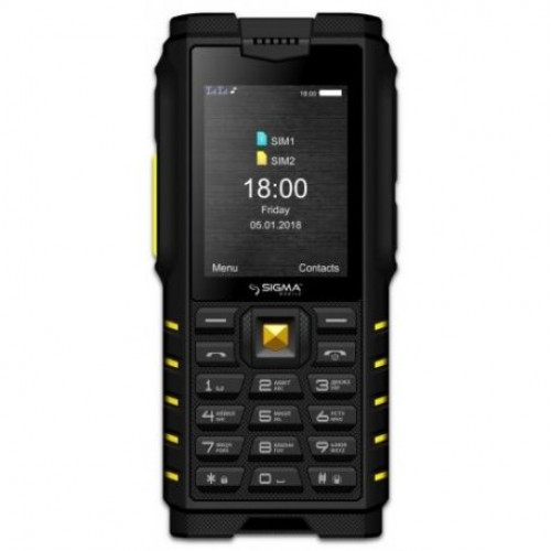 Купить Sigma mobile X-treme Х-treme DZ68 Black-Yellow