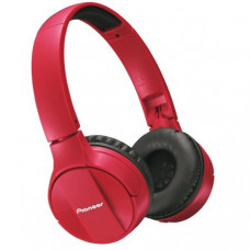 Pioneer SE-MJ553BT Wireless Stereo Headphones (SE-MJ553BT-R) Red
