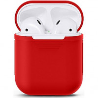 Чехол Ultra Slim Silicone Case для Apple AirPods Red