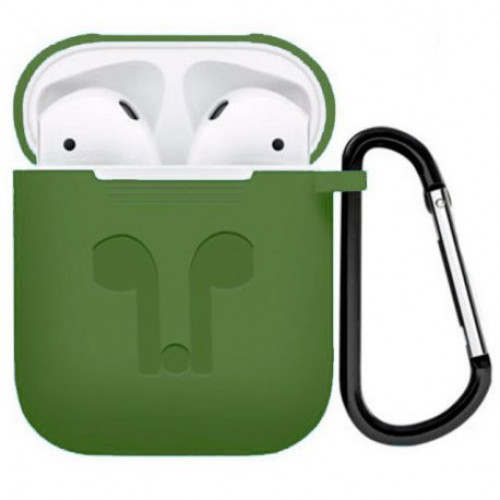 Купить Чехол Silicone Case для Apple AirPods Dark Green