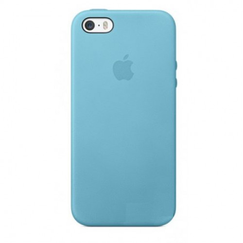 Купить Накладка Silicone Case для iPhone SE Blue