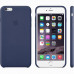 Купить Чехол Apple iPhone 6 Plus Leather Case Midnight Blue (MGQV2)