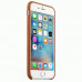 Купить Чехол Apple iPhone 6s Leather Case Saddle Brown (MKXT2)