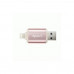 Купить Накопитель Apacer Dual  AH190 USB 3.1 / Lightning 32GB Rose Gold (AP32GAH190H-1)