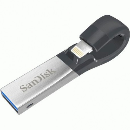 Купить Накопитель SanDisk iXpand USB 3.0 / Lightning Apple 128GB (SDIX30C-128G-GN6NE)