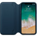 Купить Чехол Apple iPhone X Leather Case Folio Cosmos Blue (MQRW2)