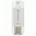 Купить Накопитель Transcend JetDrive Go 300 USB / Lightning 128GB Silver (TS128GJDG300S)