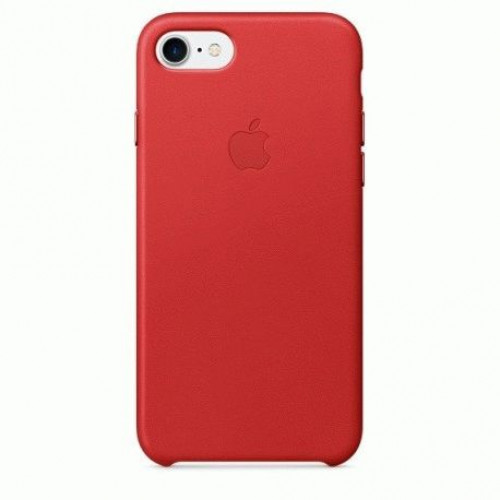 Купить Чехол Apple iPhone 7 Leather Case (Product) Red (MMY62)