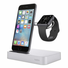 Док-станция Belkin Belkin Charge Dock Apple Watch + iPhone Silver (F8J183vfSLV)