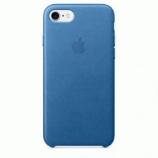 Чехол Apple iPhone 7 Leather Case Sea Blue (MMY42)