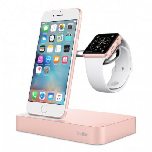 Купить Док-станция Belkin Belkin Charge Dock Apple Watch + iPhone Rose Gold (F8J183vfC00)