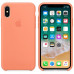 Купить Чехол Apple iPhone X Silicone Case Peach (MRRC2)